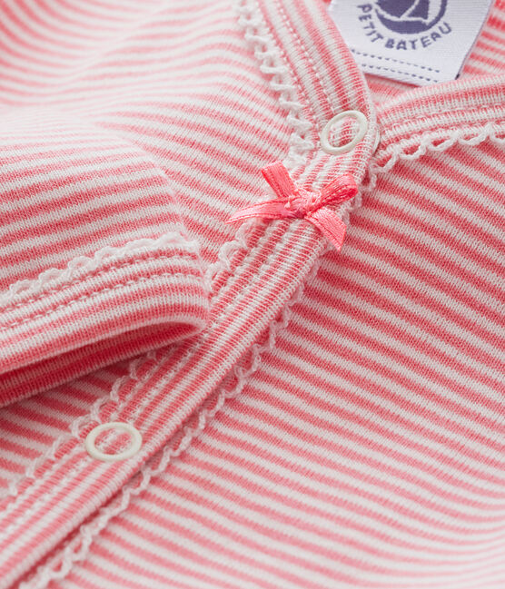 Dors bien bébé fille rose CHEEK/blanc MARSHMALLOW