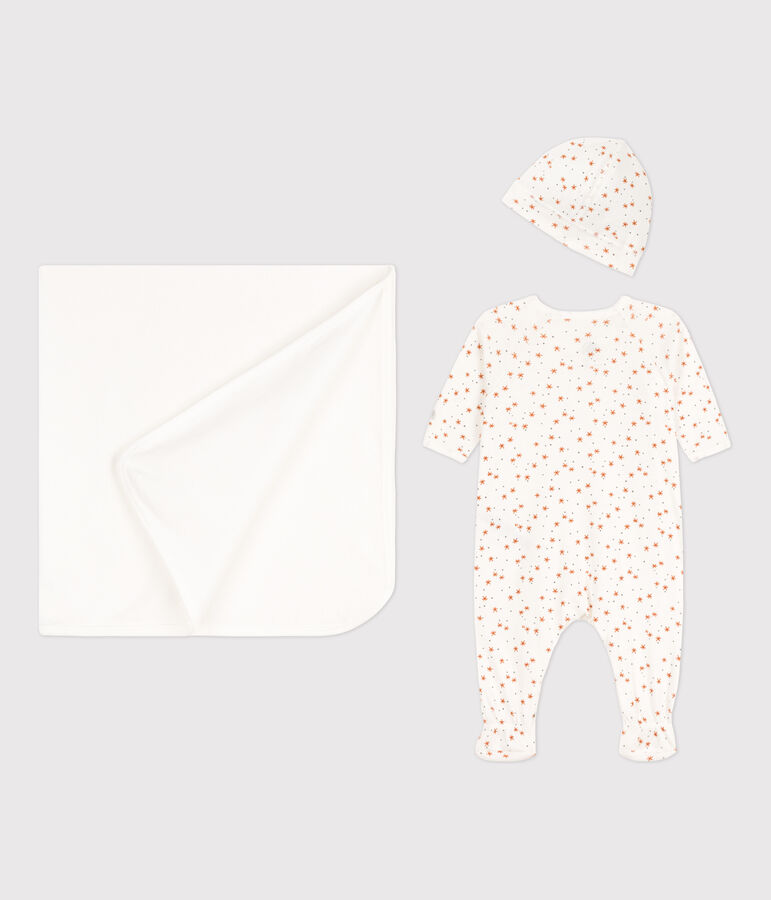 Coffret cadeau naissance b&eacute;b&eacute; en coton variante 1