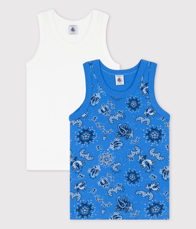 Lot de 2 d&eacute;bardeurs bandana petit gar&ccedil;on en coton biologique variante 1