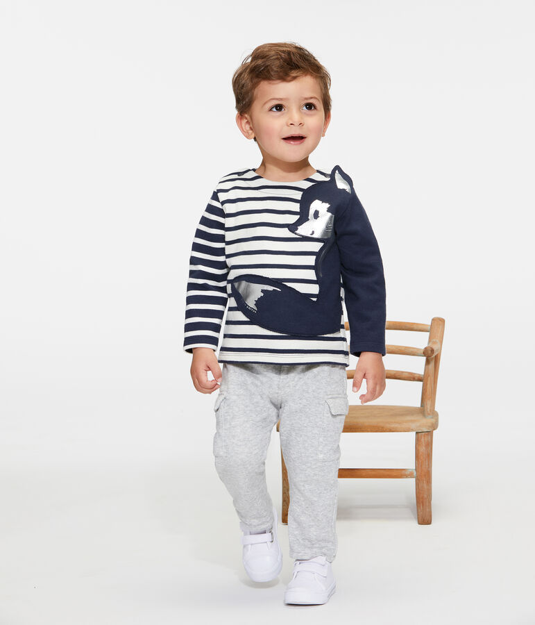 Marini&egrave;re b&eacute;b&eacute; gar&ccedil;on revisit&eacute;e blanc/bleu