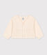 Cardigan bébé en gaze de coton