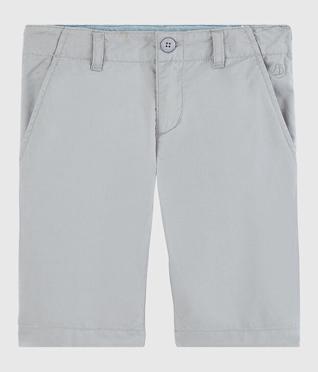 Bermuda en serge enfant gar&ccedil;on gris