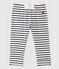 Pantalon en coton bébé fille/bébé garçon blanc MARSHMALLOW/bleu SMOKING