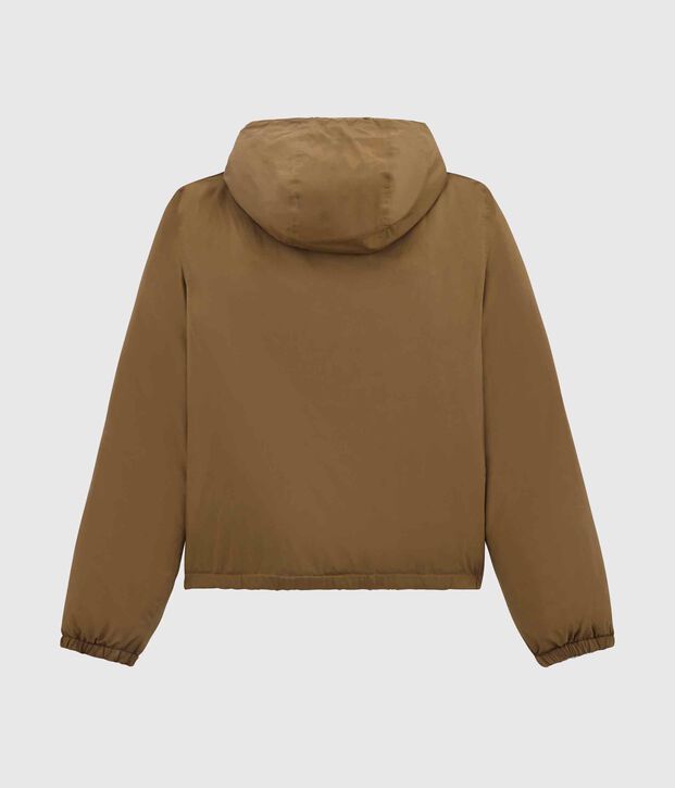 Coupe vent chaud mixte marron