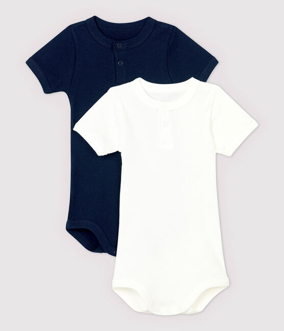 Lot de 2 bodies manches courtes bébé variante 1