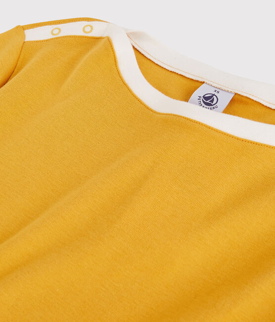 T-shirt en coton Femme jaune BOUDOR