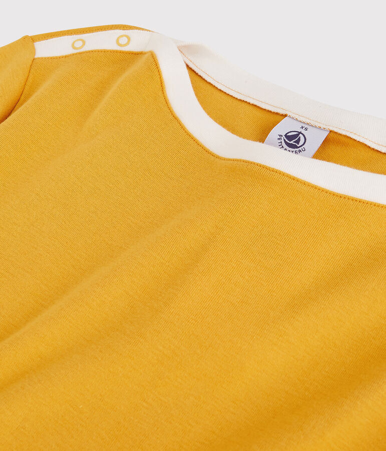 T-shirt en coton Femme jaune
