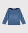 Marinière iconique en coton enfant fille / garçon bleu BEACH/ MEDIEVAL