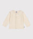 Cardigan à collerette en tricot contenant de la laine