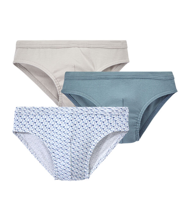 Lot de 3 slips gar&ccedil;on blanc
