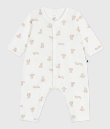 Pyjama bébé sans pieds en coton imprimé ours