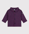 Chemise b&eacute;b&eacute; en flanelle &agrave; carreaux
