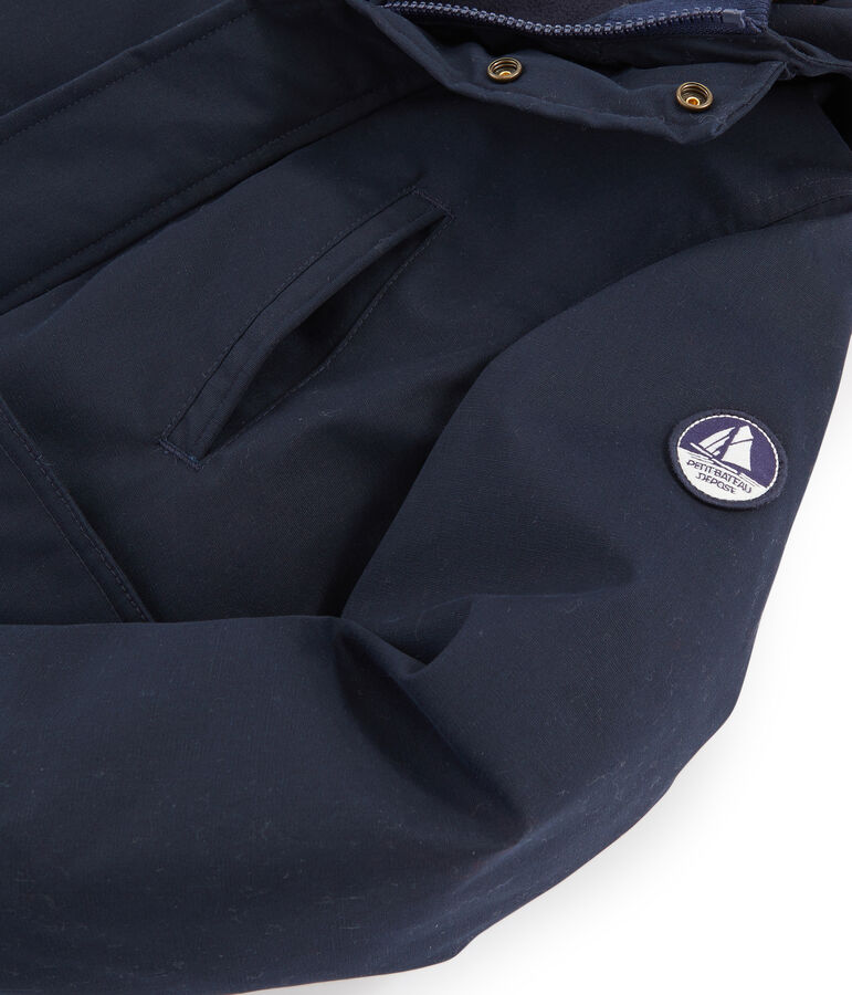 Parka enfant gar&ccedil;on bleu