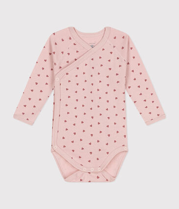 Body croisés manches longues en coton bébé