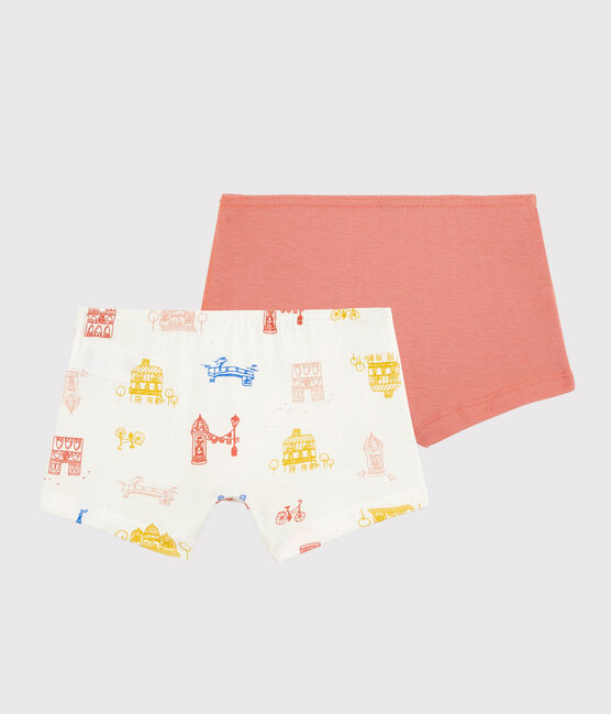 Lot de 2 shorties Paris petite fille en coton variante 1