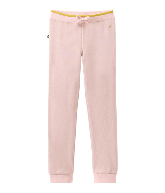 Pantalon enfant fille rose JOLI/jaune DORE