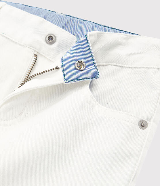 Pantalon enfant garçon blanc MARSHMALLOW