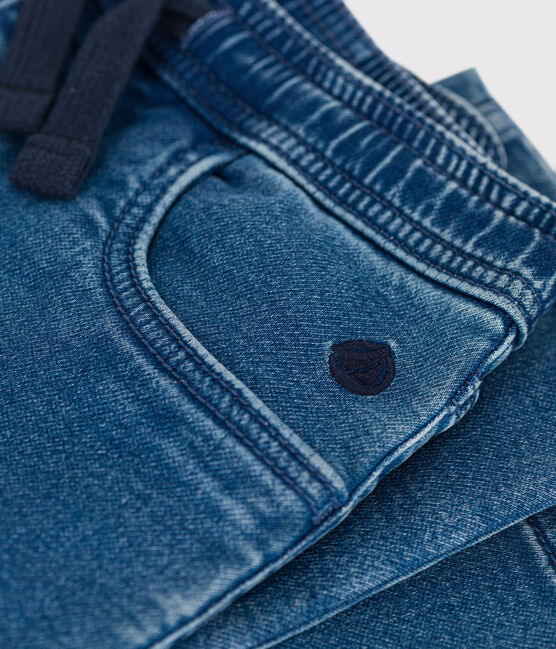 Pantalon regular en denim enfant garçon bleu BLEU DELAVE