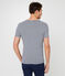 Tee shirt manches courtes col rond homme bleu SMOKING/blanc MARSHMALLOW