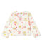 Cardigan bébé fille imprimé blanc MARSHMALLOW/blanc MULTICO