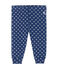 Legging bébé fille imprimé bleu MEDIEVAL/blanc MULTICO