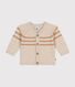 Cardigan en tricot contenant de la laine