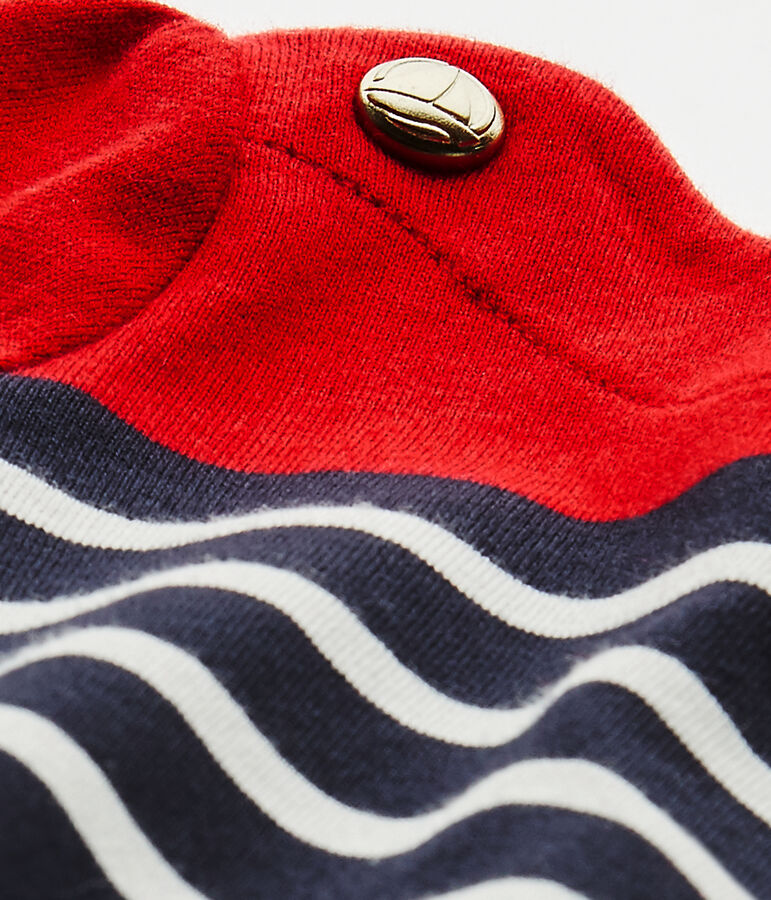 Robe b&eacute;b&eacute; fille &agrave; rayures bleu SMOKING/blanc MULTICO