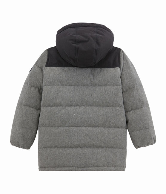 Doudoune enfant garçon en flanelle déperlante gris SUBWAY CHINE