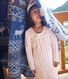 Chemise de nuit et tiare cœur petite fille en velours