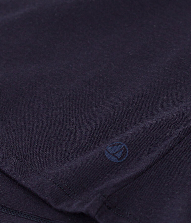 Tee-shirt LE DROIT col rond en coton Femme bleu