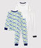 Lot de 2 pyjamas imprimés étoiles et panthères petit garçon en coton variante 1