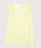 Robe cérémonie en crêpe enfant fille jaune CITRONEL