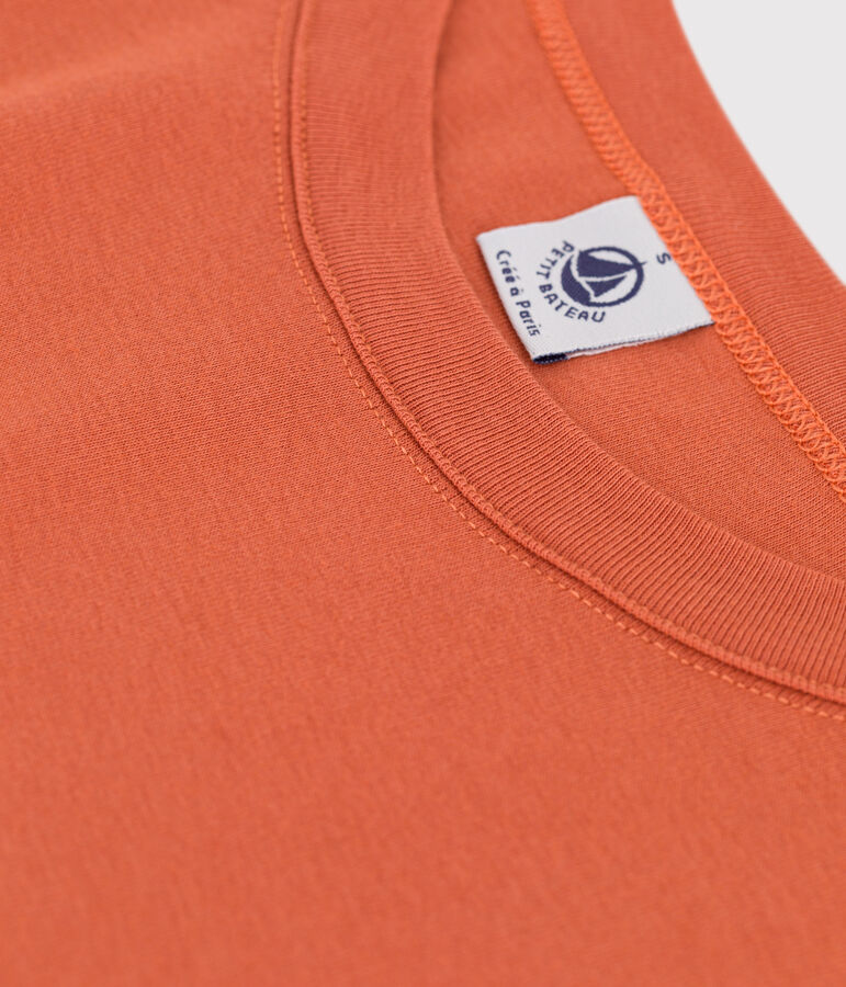 Tee-shirt L'ICONIQUE col rond en coton Femme rose BRANDY