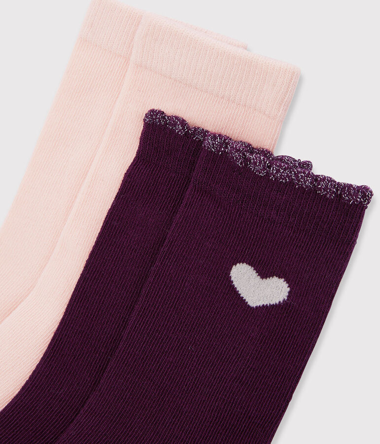 Lot de paires de chausettes fille multicouleur