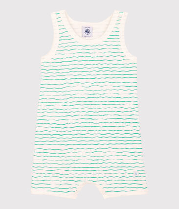PETIT BATEAU - Combicourt vagues bébé en coton