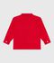 Veste enfant en coton unie rouge