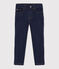 Pantalon droit en denim enfant garçon BLEU FONCE