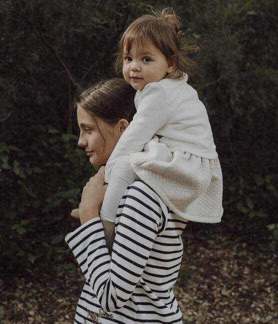 Robe bébé fille Petit Bateau x Deyrolle blanc MARSHMALLOW
