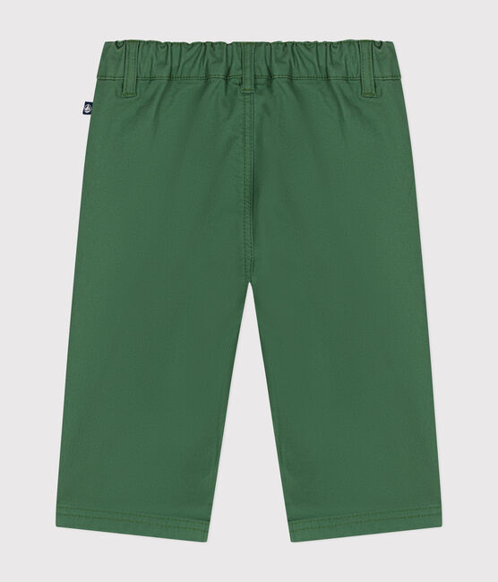Pantalon en serge bébé vert PALMERAIE