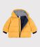 Doudoune b&eacute;b&eacute; en polyester uni jaune