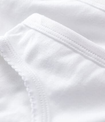 Petit Bateau Culottes Fille De Couleur Blanc 2062273-blanc0 - Modz