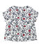 Blouse bébé fille en popeline blanc MARSHMALLOW/blanc MULTICO