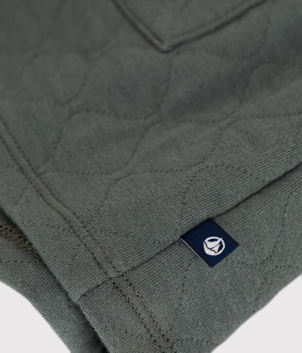 Robe sans manche en tubique matelass&eacute; b&eacute;b&eacute; kaki