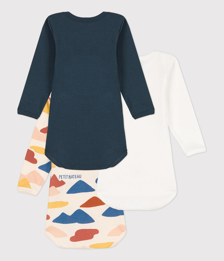 Lot de 3 bodies manches longues b&eacute;b&eacute; en coton variante 1