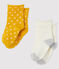 Lot de 2 paires de chausettes bébé variante 1