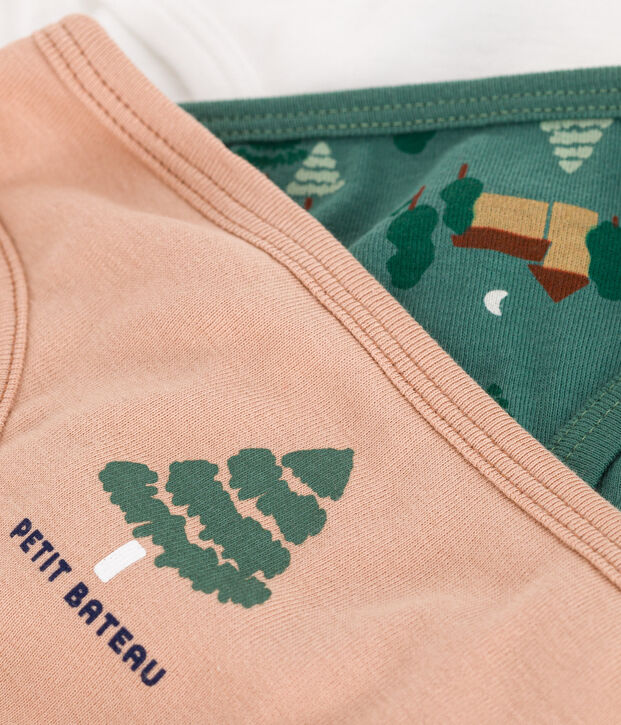 Lot de 3 culottes en coton enfant multicouleur