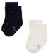 Lot de 2 paires de chaussettes bébé fille