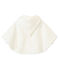 Cape réversible en tubique bébé mixte blanc MARSHMALLOW