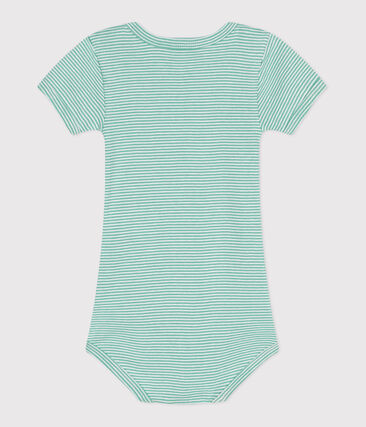 Body manches courtes en coton imprimé bébé (Petit Bateau) - Image 1