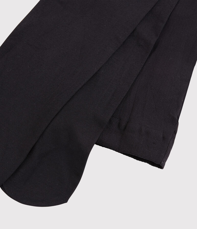 Collant microfibre enfant fille noir